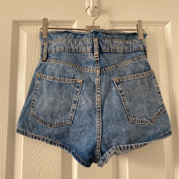 blue denim shorts - Picture 11 of 14